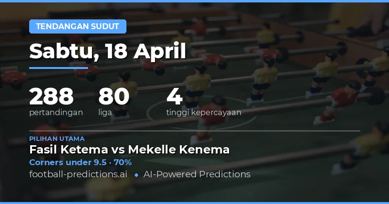 Prediksi Corners Over/Under Pekan Ini