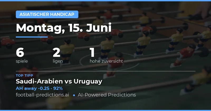 Top AH Picks (15.06.2026)