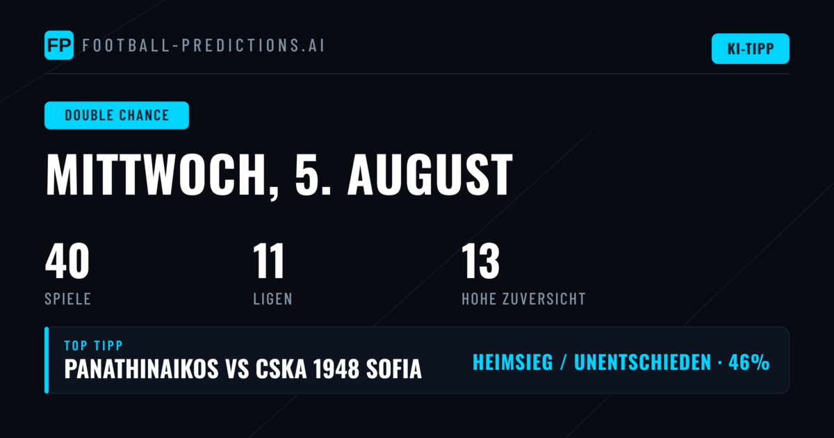 Top DC-Picks für den 5. August 2026