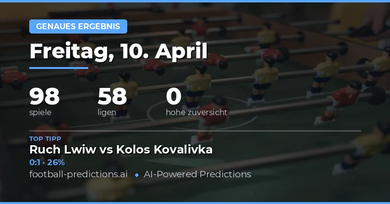 Korrekter Torschütze im Fokus