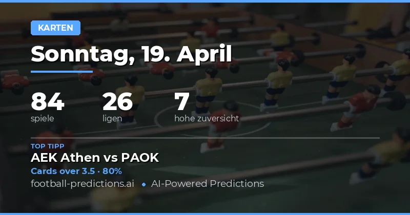 Gelbe Karten Over/Under – Analyse und Trends