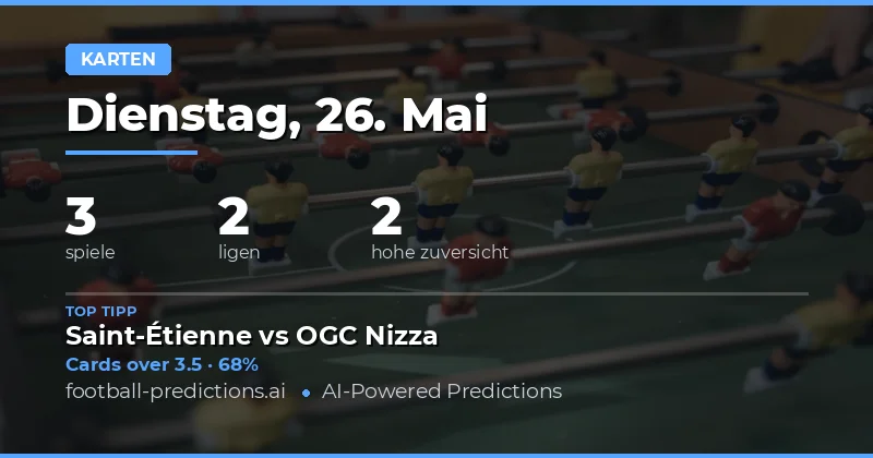 Gelbe Karten Prognosen und Marktanalyse