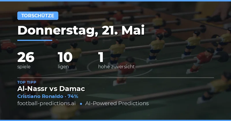 Jede Woche neue Chancen auf sichere Treffer