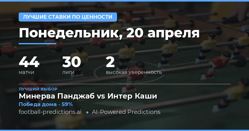 Анализ рынка ставок и поиск лучших значений