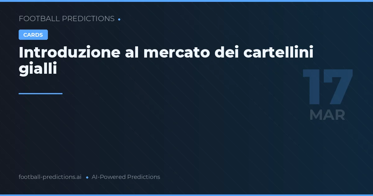 Introduzione al mercato dei cartellini gialli
