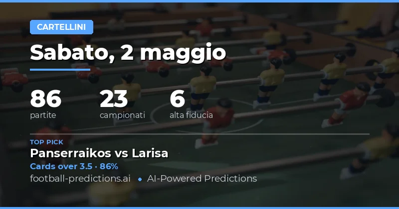 Analisi delle Carte Gialla per il 2 Maggio 2026
