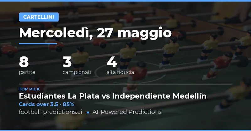 Pronostici Biglietti Gialli: 27 Maggio 2026
