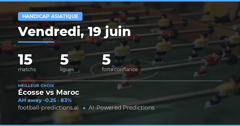 Top AH Picks — 19 Jun 2026