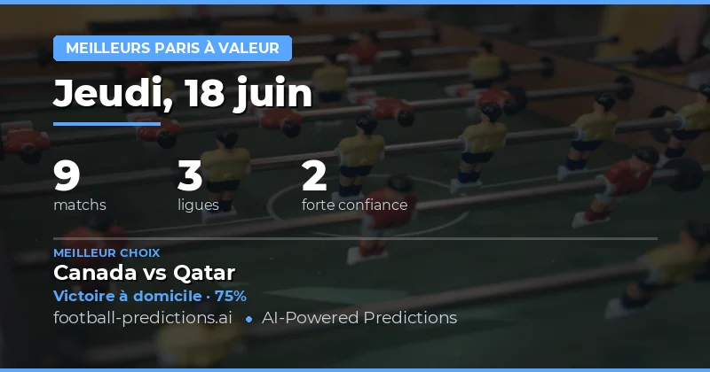 Introduction aux Paris Foot et Value Bets
