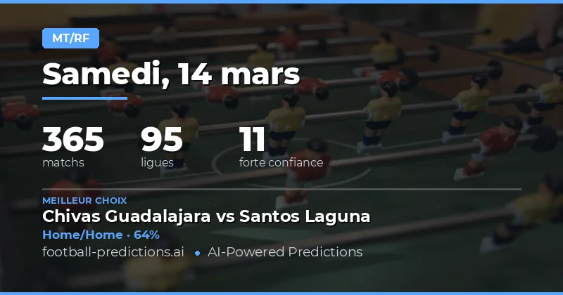 MT/FT: pronostics 14 mars 2026