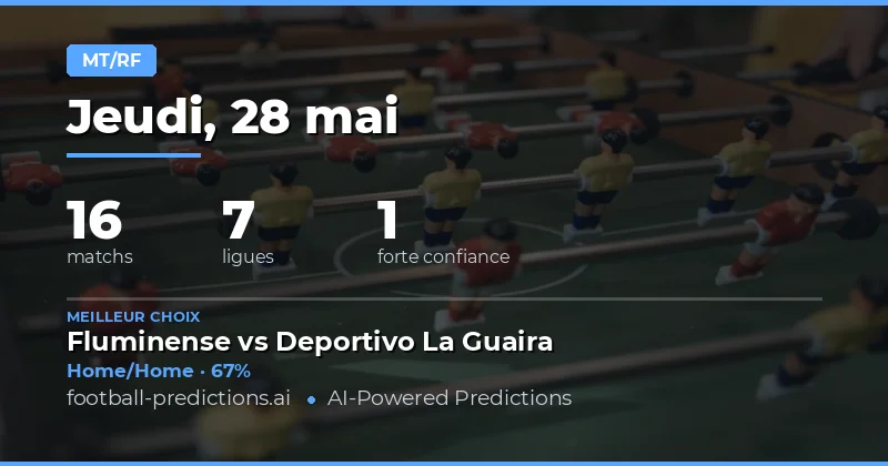 Pronostics Mi-Temps / Fin du Match : Analyse Complète pour le 28 Mai 2026