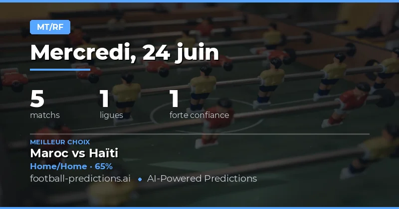 Meilleurs paris MT/FT du 24 juin 2026
