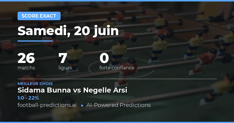 Introduction aux Pronostics Score Exact