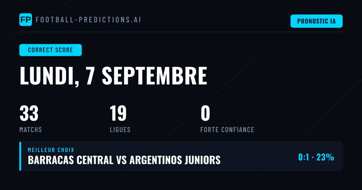 Introduction aux pronostics Score Exact