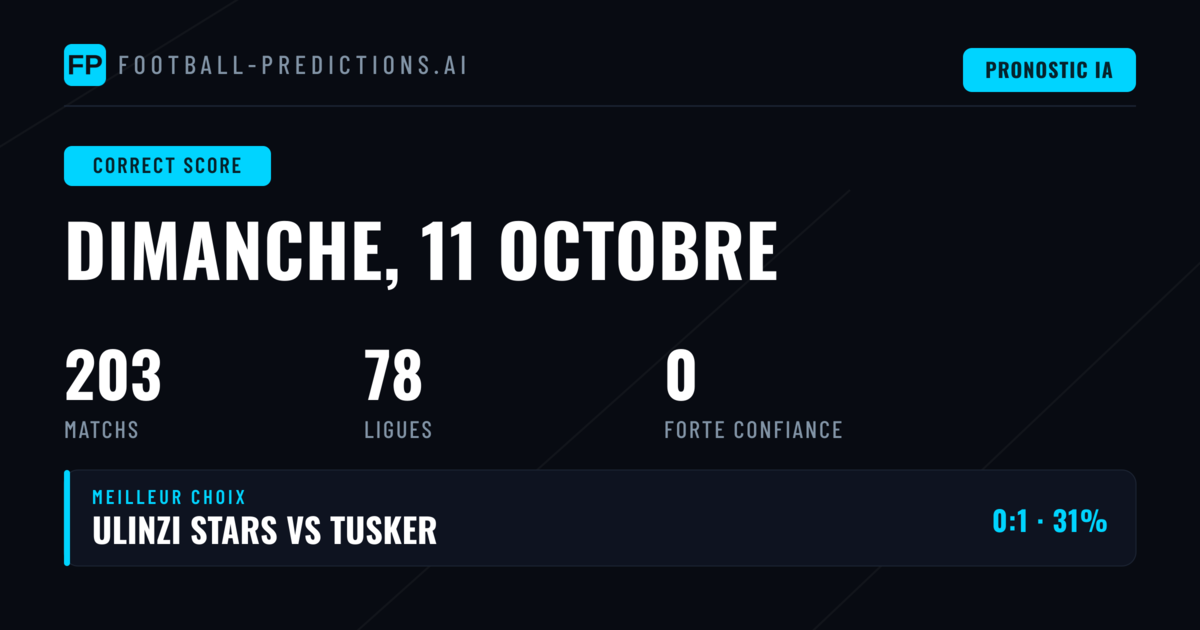 Perspectives et analyses pour les pronostics CS