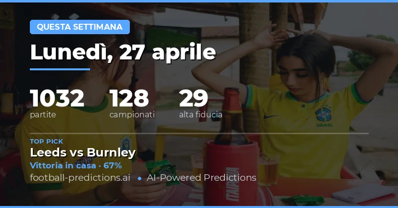 Panoramica delle Previsioni Calcio della Settimana