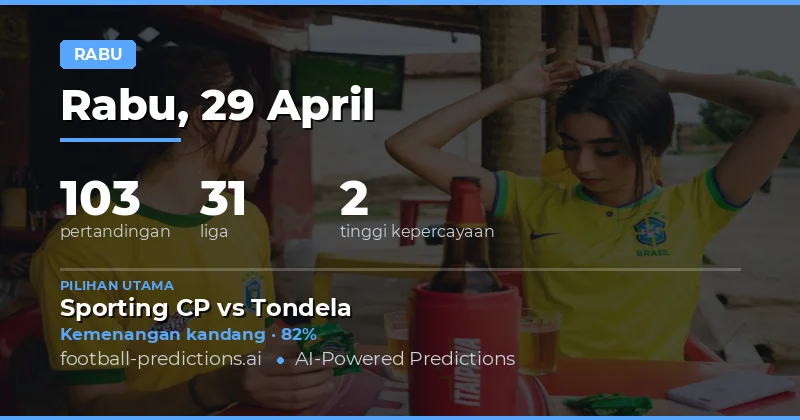 Pertandingan Rabu 29 April 2026: Kesempatan Besar untuk Taruhan Strategis