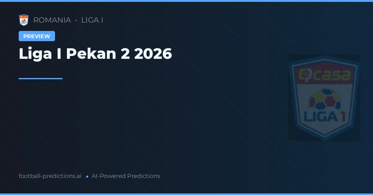 Liga I Pekan 2 2026