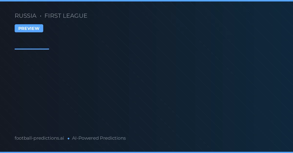 First League Matchday 24 Preview 2026