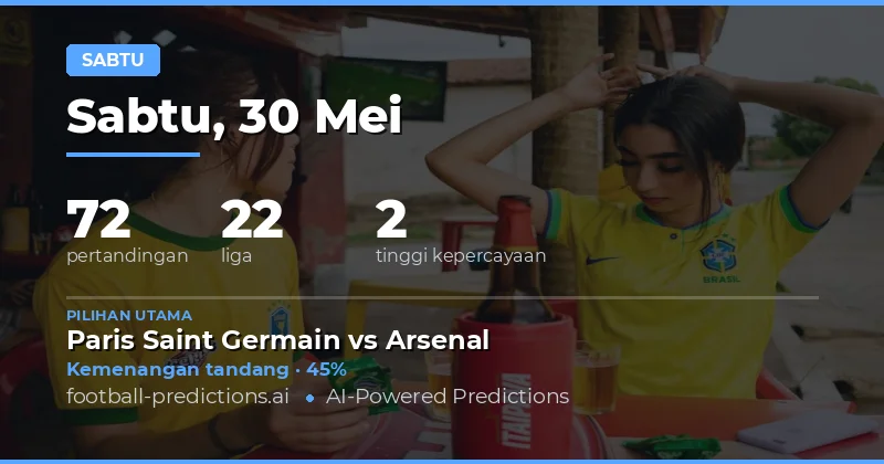 Prediksi Pertandingan Bola Sabtu 30 Mei 2026