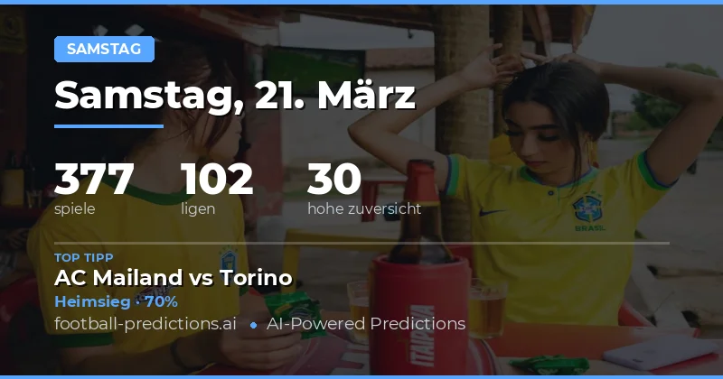 Samstagspiel-Vorschau: Viel Potenzial für Über- und BTTS