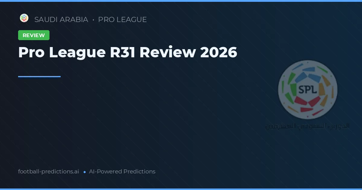 Pro League R31 Review 2026