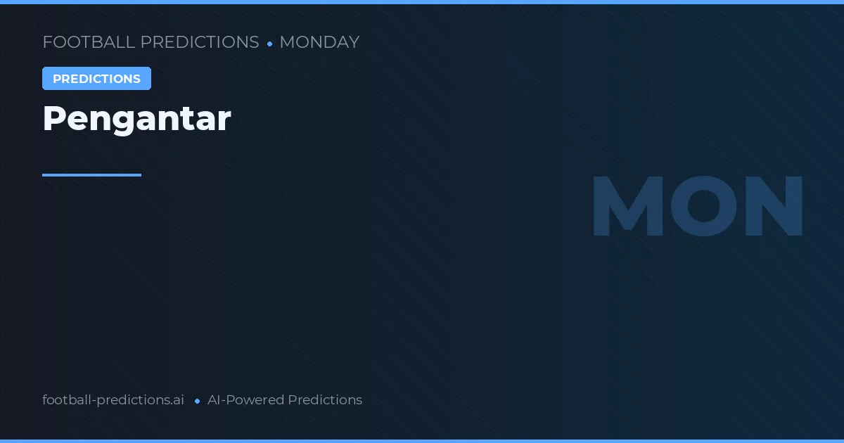 Prediksi sepak bola Senin Maret 2026: taruhan terbaik