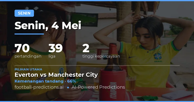 Prediksi Bola Senin 4 Mei 2026: Tren Statistik Kunci