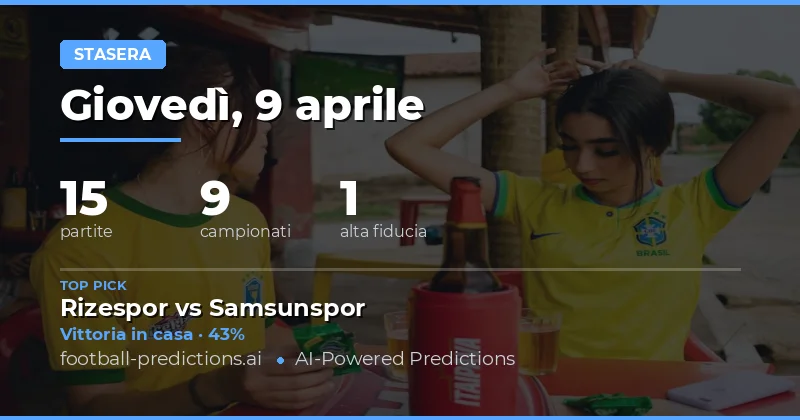 Le partite di stasera: un panorama ricco di opportunità