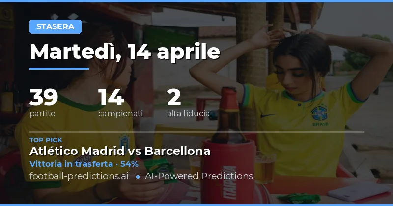 Predizioni per le partite di stasera: tante opportunità per gli appassionati