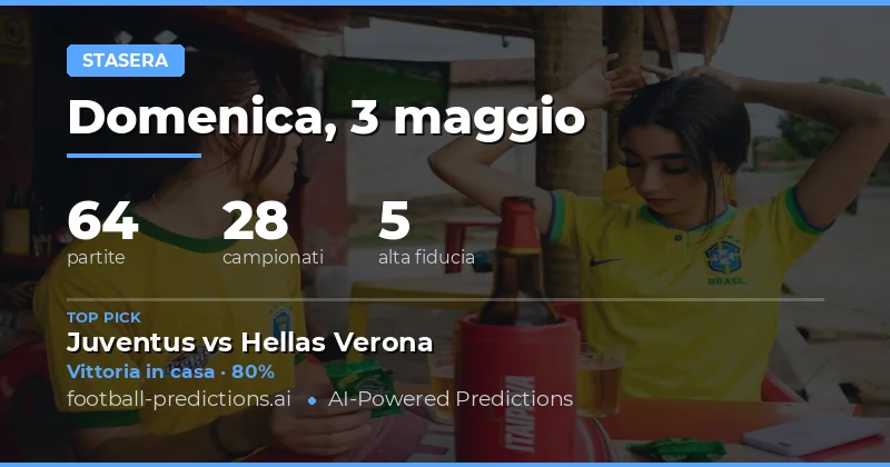 Analisi delle Partite di Stasera: 3 Maggio 2026