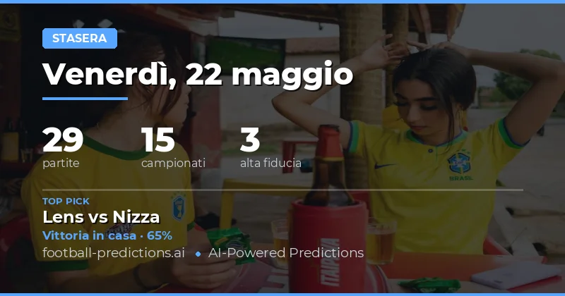 Analisi delle Partite di Stasera: 22 Maggio 2026