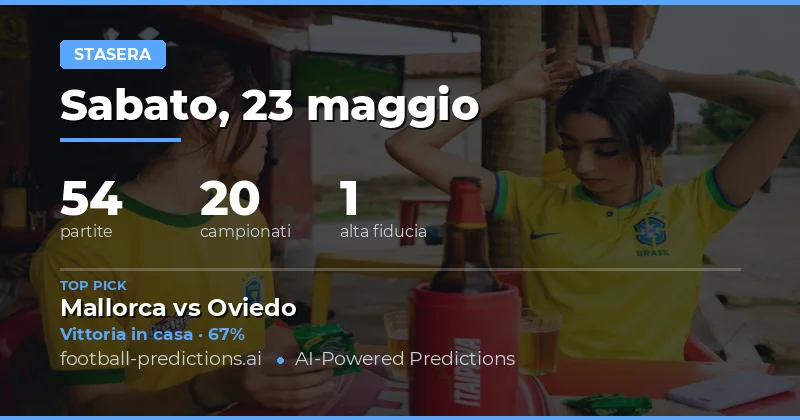 Analisi delle Partite di Stasera: 23 Maggio 2026