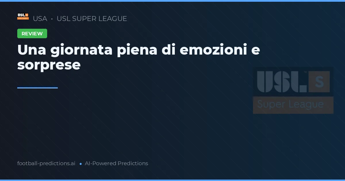 Una giornata piena di emozioni e sorprese