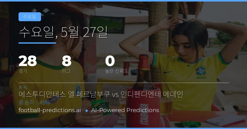 수요일 축구 시장 동향 및 핵심 통계 분석