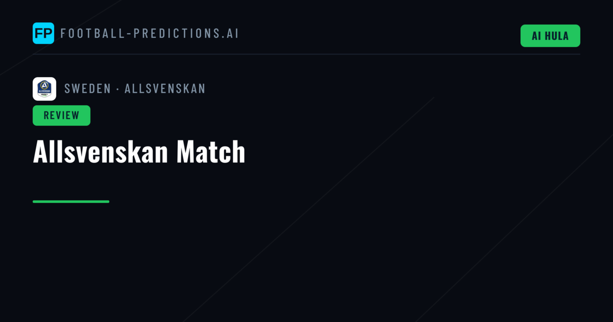 Allsvenskan Match
