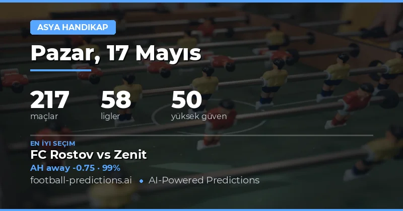 17 Mayıs 2026 Asya Elde Maçları Genel Değerlendirme