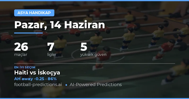 Asian Handicap Bahislerinde Kazanma Stratejisi