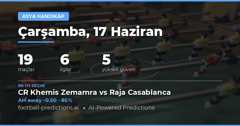 Top AH Tahminleri — 17 Haziran 2026