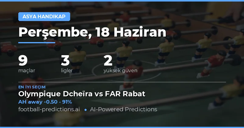 En İyi AH Tahminleri — 18 Haziran 2026