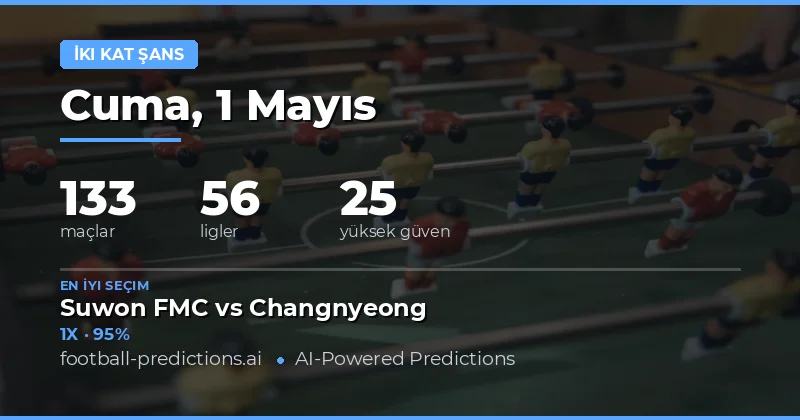 1 Mayıs 2026 Maçları İçin Kapsamlı Double Chance Stratejileri