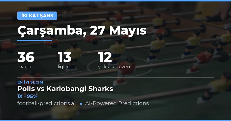 27 Mayıs 2026 Maçları İçin Kapsamlı Double Chance Analizi