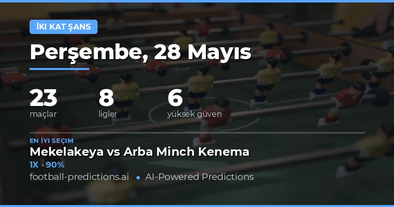 28 Mayıs 2026 Double Chance Maçları İçin Stratejik Yaklaşım