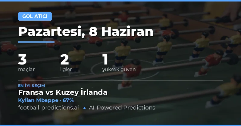 Anytime Goalscorer Bahislerinde Günün Fırsatları