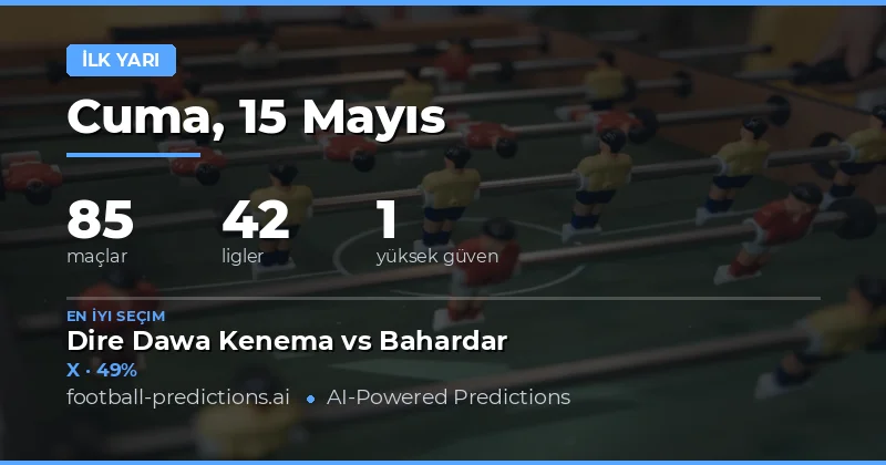 15 Mayıs 2026 Yarı Zaman Sonuç Tahminleri Rehberi