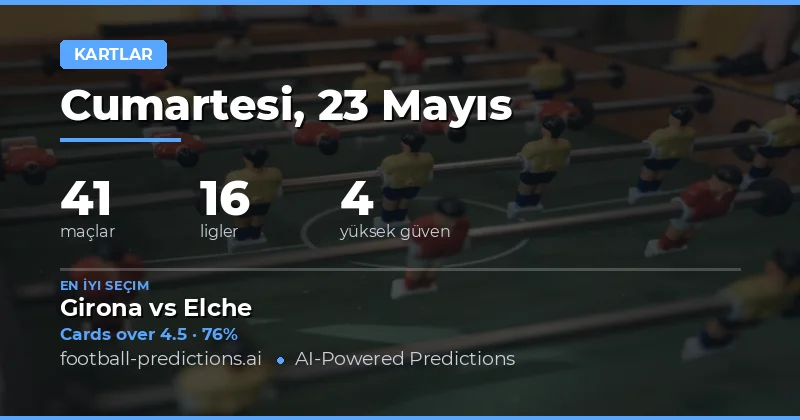 23 Mayıs 2026 Sarı Kart Piyasası Genel Değerlendirmesi