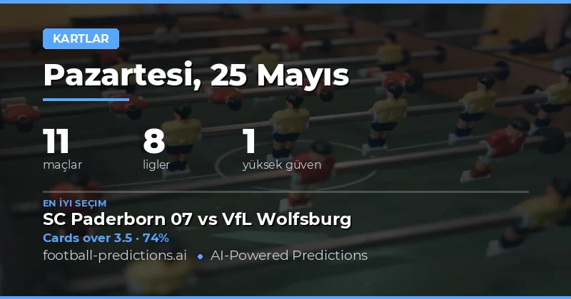25 Mayıs 2026 Sarı Kart Piyasası Değerlendirmesi