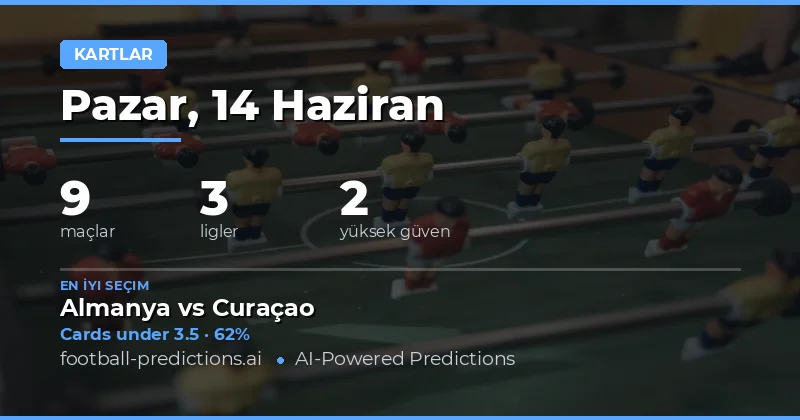 Pazar Günü Sarı Kart Piyasasında Dokuz Fırsat