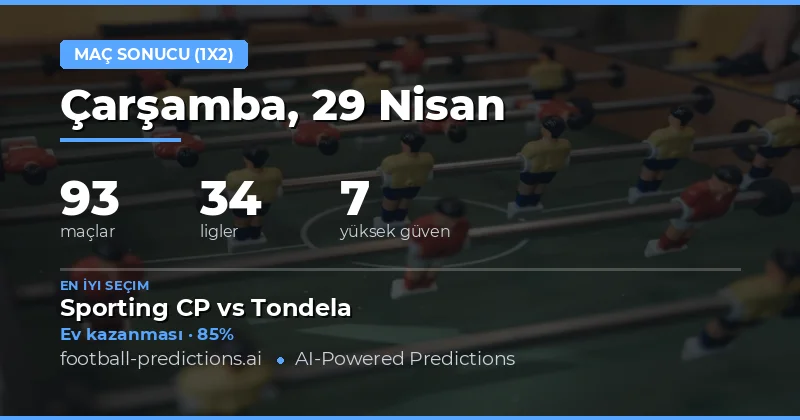 29 Nisan 2026 Maç Sonucu (1X2) Genel Değerlendirmesi