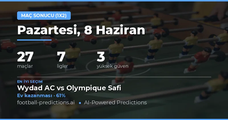 Günün 1X2 Bahis Analizi: Ev Sahibi Üstünlüğü